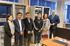  Company representatives and Dominik Strzałka PhD. Desc