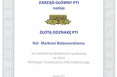 Złota Odznaka PTI 