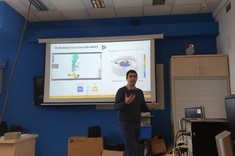 Fot.  Prezentacje podczas szkolenia VR na WEiI PRz
